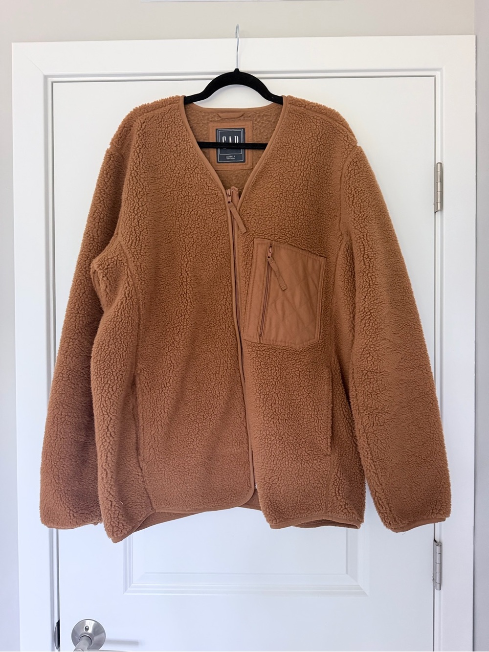 GAP Sherpa Jacket in Camel